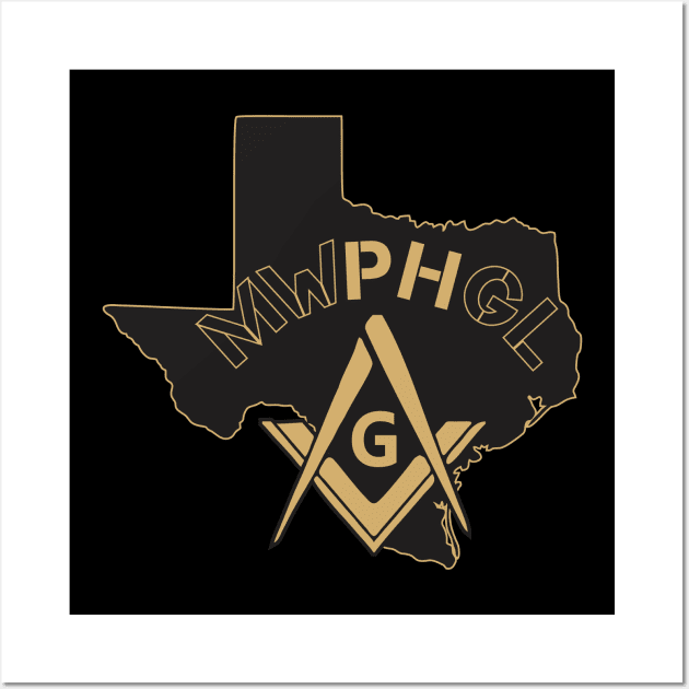 MWPHGLTX - Black & Gold Wall Art by Brova1986